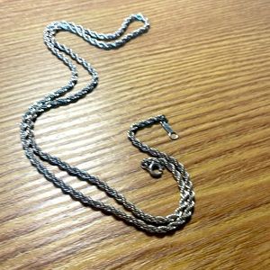silver rope chain